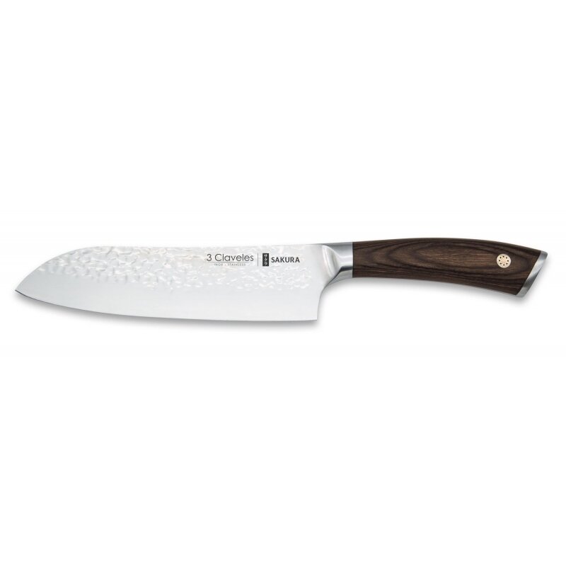 CUCHILLO FORJADO SANTOKU SAKURA 17.5 cm - 7 pulg E 3C