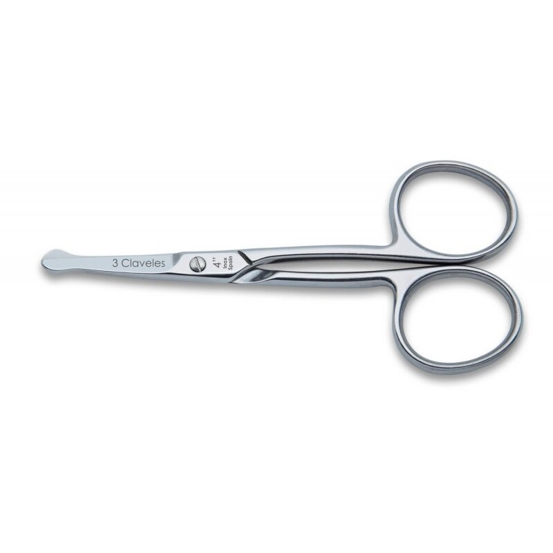 TIJERA BEBE CURVA INOX 4 pulg D 3C