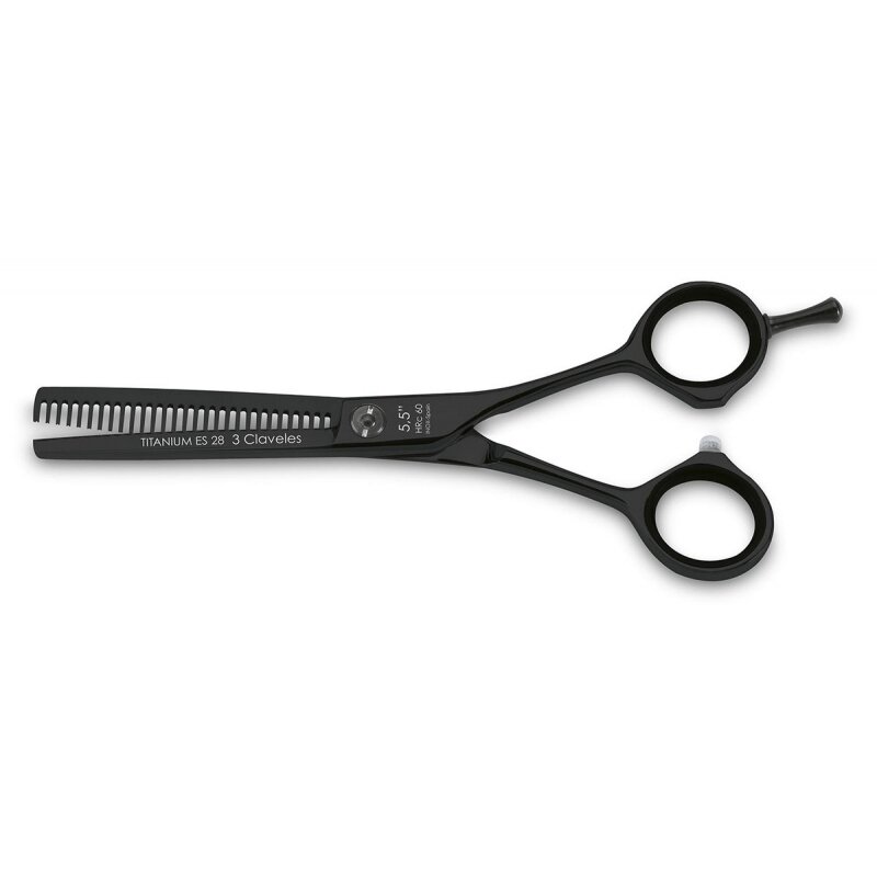TIJERA PELUQUERIA TITANIUM ES 28 5,5 pulg E 3C
