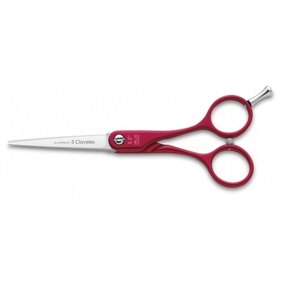 TIJERA DURALUMINIO ROJA 5.5 pulg D 3C