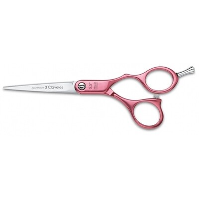 TIJERA DURALUMINIO ROSA 5.5 pulg D 3C