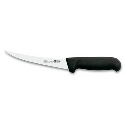 CUCHILLO DESHUESAR CURVO PROFLEX NEGRO 15 cm - 6 pulg FH 3C