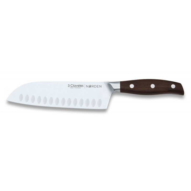 CUCHILLO FORJADO SANTOKU N�RDEN 17.5 cm - 7 pulg E 3C
