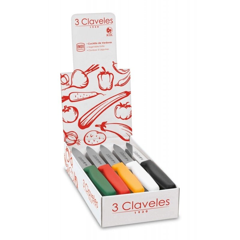 CUCHILLO VERDURAS EXP 20 UD. 3C