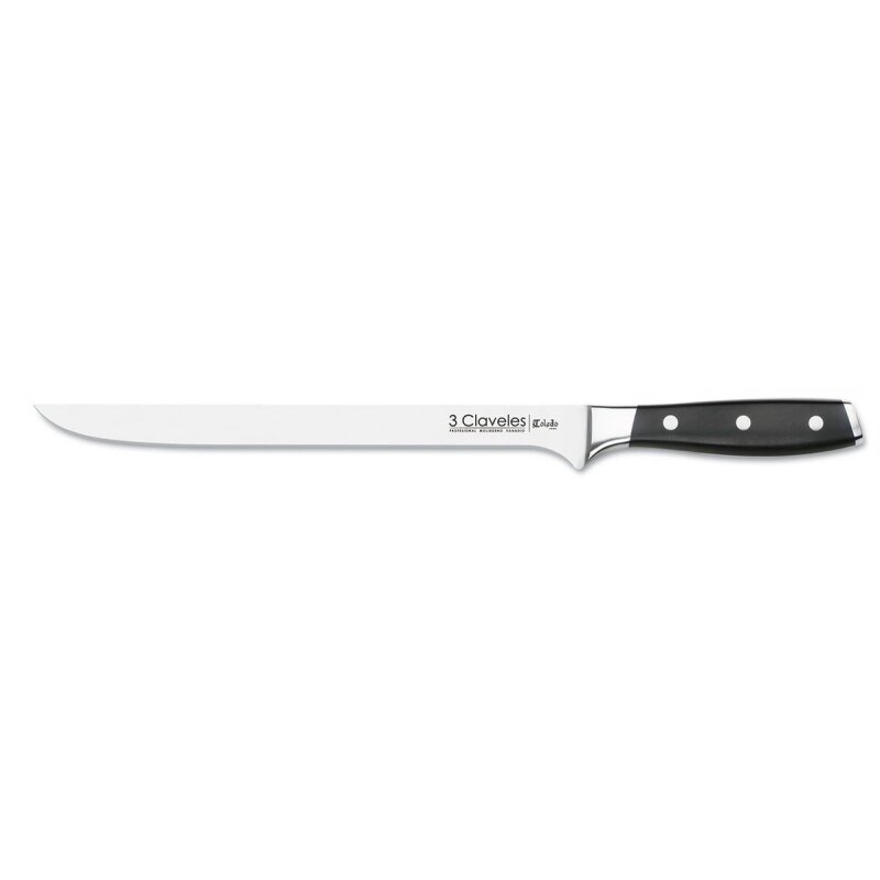 CUCHILLO FORJADO JAMONERO TOLEDO 25 cm - 10 pulg E 3C