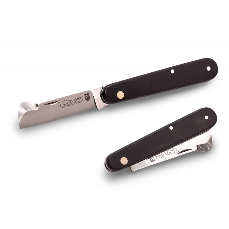 NAVAJA PROFESIONAL INOX INJERTAR 11 cm. NEGRO 3C