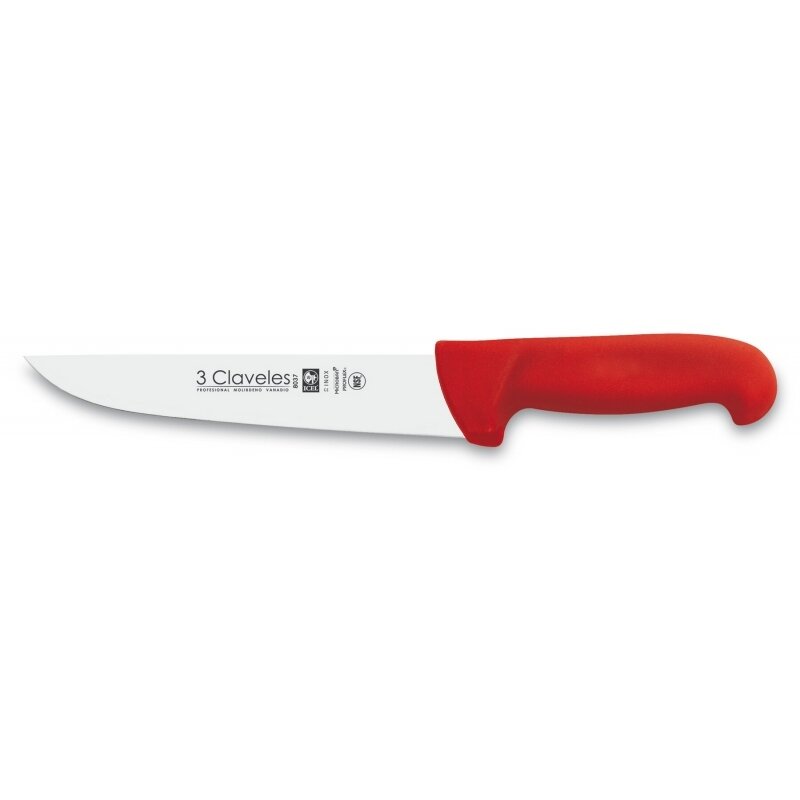 CUCHILLO CARNICERO PROFLEX ROJO 20 cm - 8 pulg FH 3C