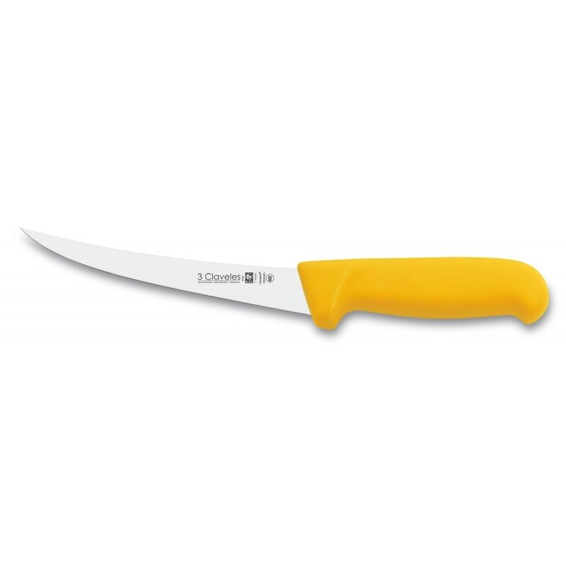 CUCHILLO DESHUESAR CURVO PROFLEX AMARILLO 15 cm  - 6 pulg FH 3C