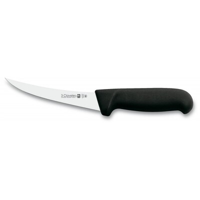 CUCHILLO DESHUESAR CURVO SEMI-FLEXIBLE PROFLEX NEGRO 13 cm - 5 pulg FH 3C
