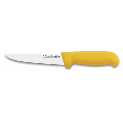 CUCHILLO DESHUESAR ANCHO POLIPROPILENO AMARILLO 15 cm - 6 pulg FH 3C