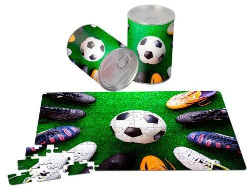 PUZZLE EN LATA REGALO F�TBOL