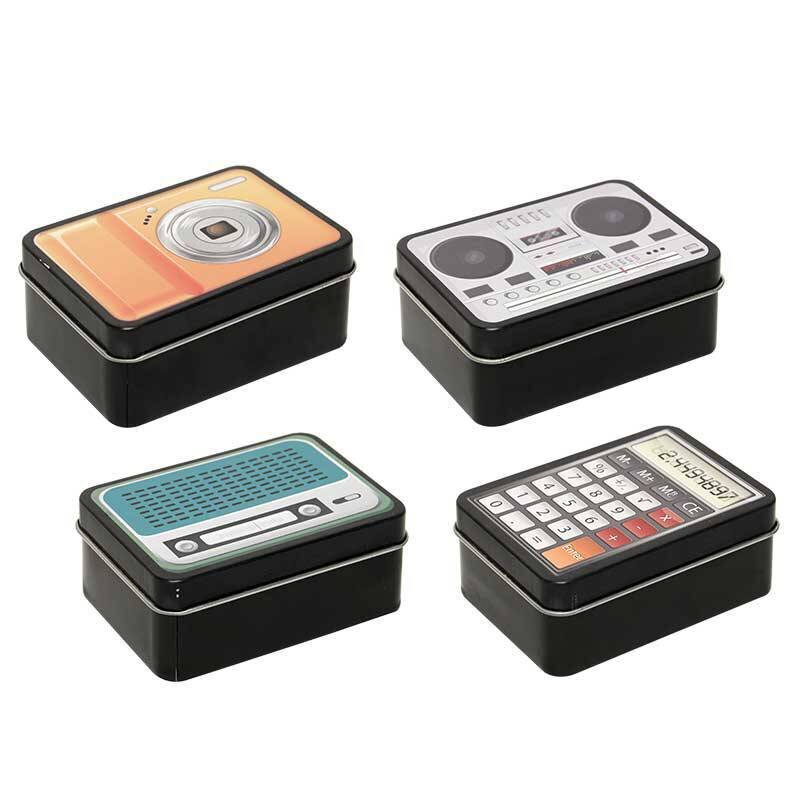 CAJA MET�LICA CAMARA-RADIO VINTAGE