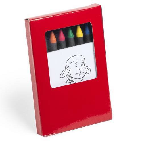 SET DE PINTURA + LIBRETA PARA COLOREAR ROJO