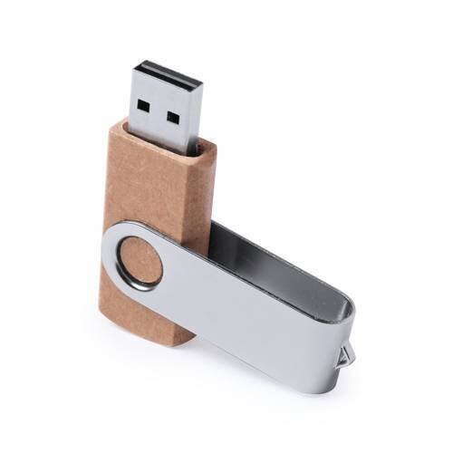 USB CART�N RECICLADO 16 GB PRESENTADO EN ESTUCHE