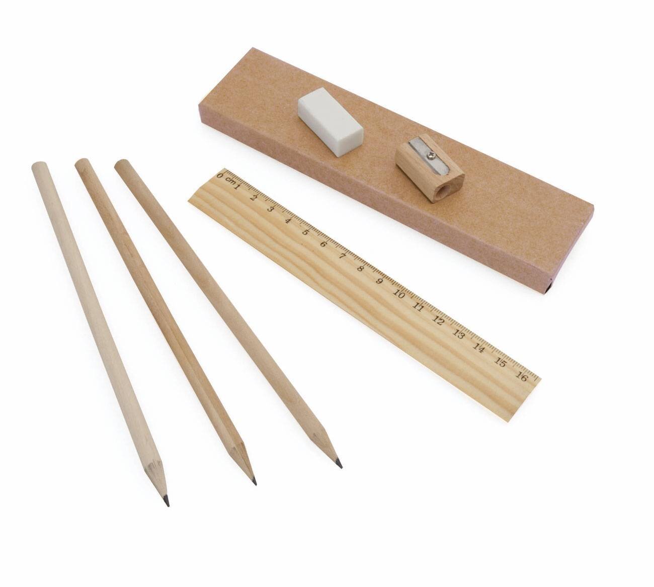 SET DE 6 PIEZAS CART�N RECICLADO