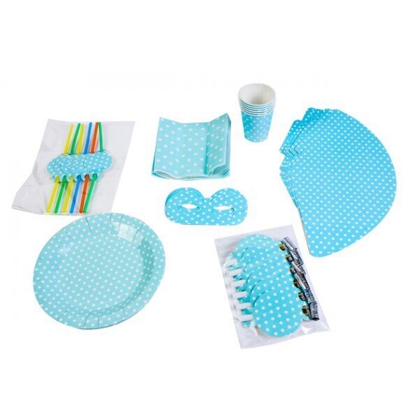 SET PARTY BABY SHOWER AZUL (7 ART�CULOS DIFERENTES