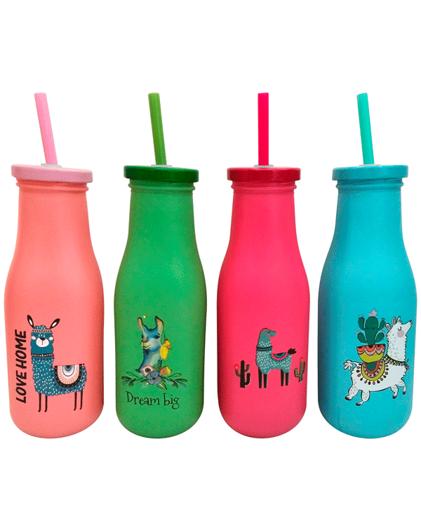 VASO TERMO CRISTAL LLAMAS