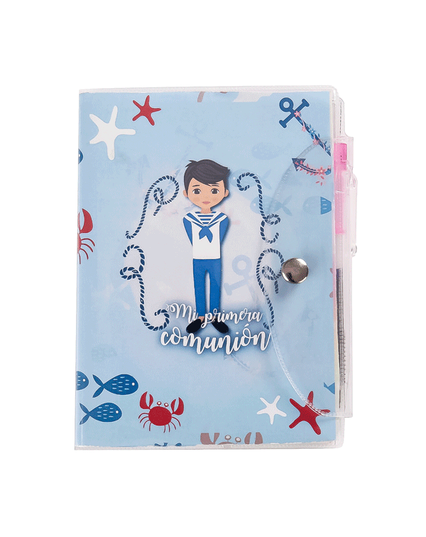 LIBRETA MI PRIMERA COMUNI�N PVC+ BOL͍GRAFO