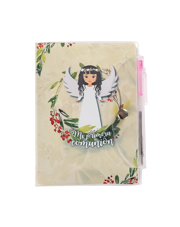 LIBRETA MI PRIMERA COMUNI�N PVC+ BOL͍GRAFO