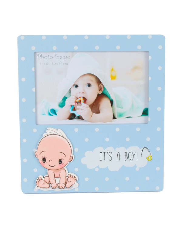 PORTAFOTOS IT'S A BOY MADERA