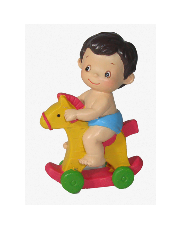 FIGURA PASTEL NI�O CABALLITO
