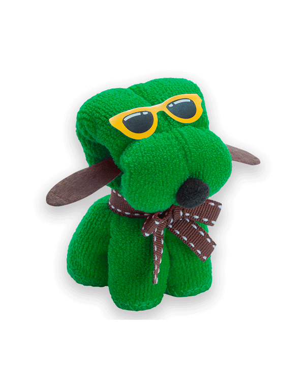 TOALLA PERRITO MICROFIBRA EN CAJA DE REGALO