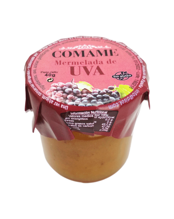 MERMELADA UVA 40gr