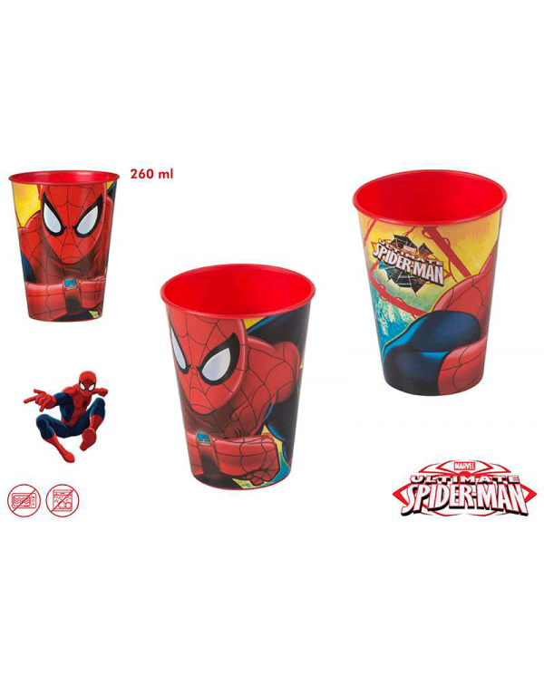 VASO 260 ML SPIDERMAN