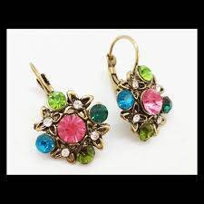 LOTE 12 PENDIENTES BRILLANTES MUJER