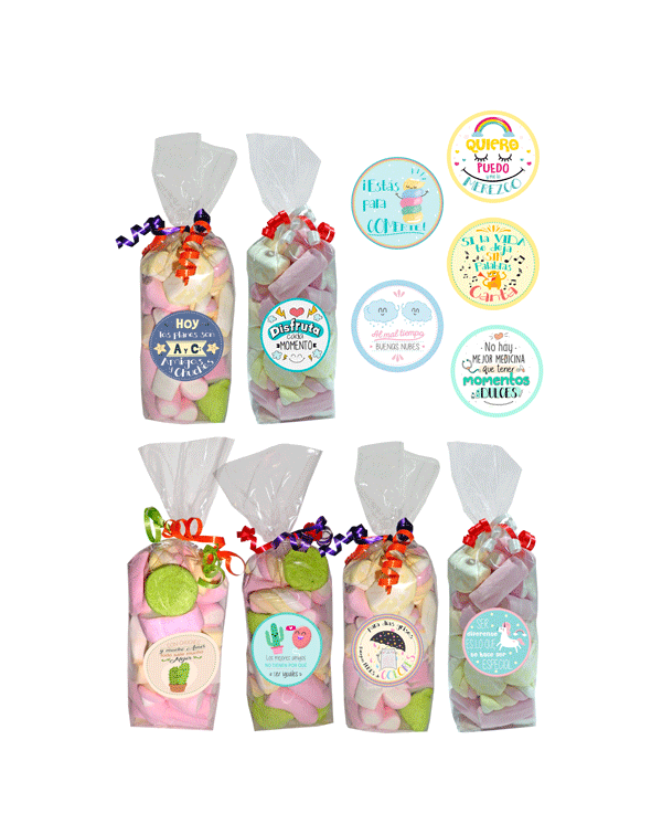 BOLSAS GOLOSINAS 150 GR. FRASES