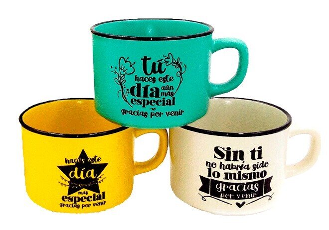 TAZA GRACIAS POR VENIR