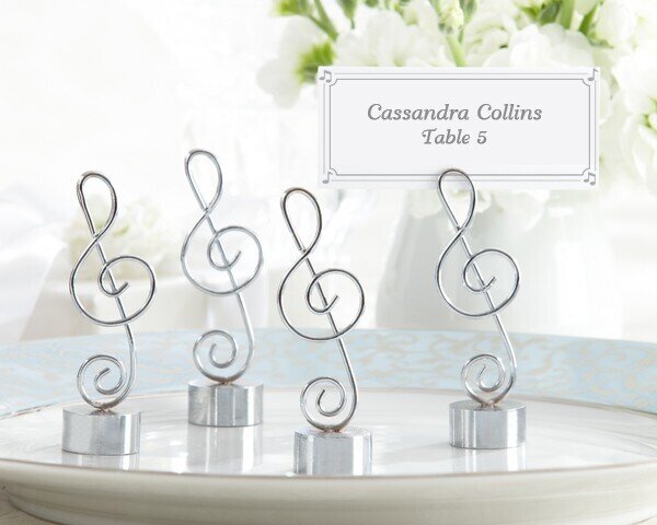 SOPORTE TARJETAS MESA NOTA MUSICAL