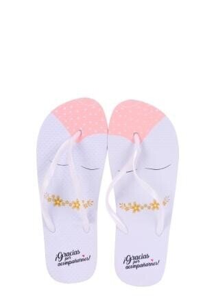 CHANCLAS NOVIA GRACIAS POR ACOMPA�ARNOS-Talla 38 CHANCLAS NOVIA GRACIAS POR ACOMPA�ARNOS-Talla 38
