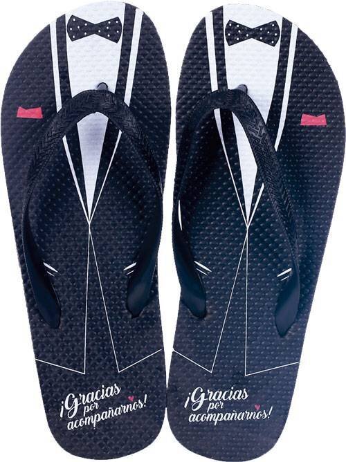CHANCLAS NOVIO GRACIAS POR ACOMPA�ARNOS-Talla 42 CHANCLAS NOVIO GRACIAS POR ACOMPA�ARNOS-Talla 42