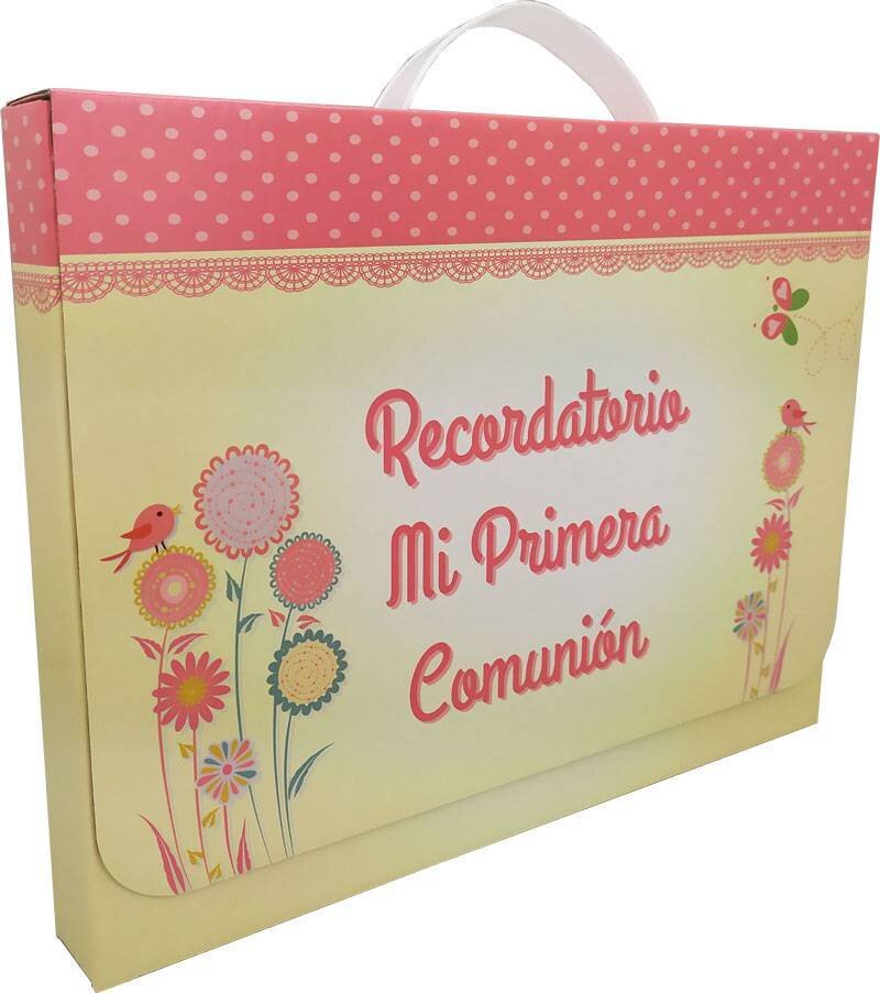 LIBRO COMUNI�N  EN CAJA DE REGALO NI�A