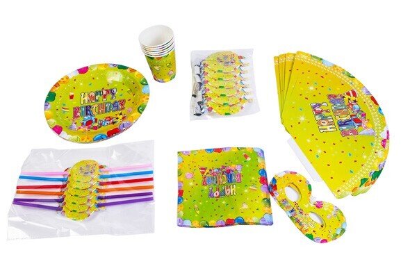 SET PARTY FIESTA CUMPLEA�OS (7 ARTA�CULOS DIFERENTE