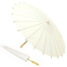 PARASOL PAPEL BAMB� MARFIL