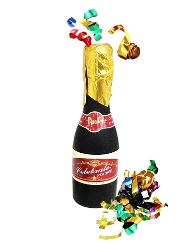 CAJ�N ESPIRALES EN FORMA DE BOTELLA DE CHAMPAN CAJ�N ESPIRALES EN FORMA DE BOTELLA DE CHAMPAN