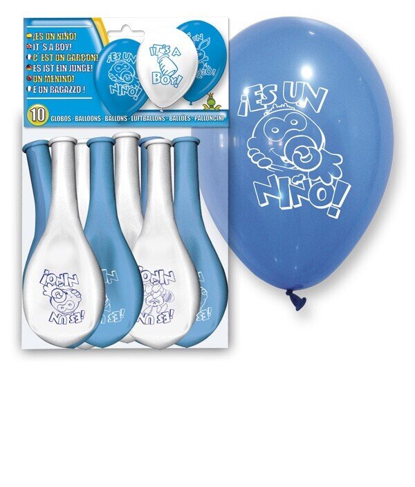 SET 10 GLOBOS ES UN NI�O