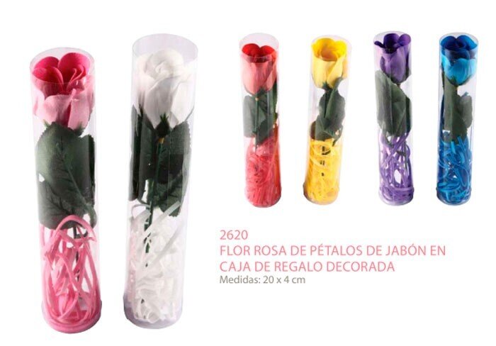FLOR ROSA DE P�TALOS DE ROSA EN CAJA DE REGALO FLOR ROSA DE P�TALOS DE ROSA EN CAJA DE REGALO