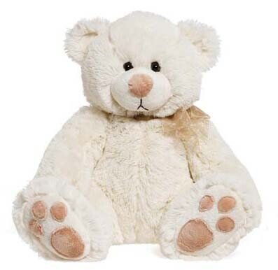 PELUCHE OSITO PIES BEIG