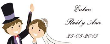 LOTE 33 ETIQUETAS PARA DETALLE BODA ADHESIVAS