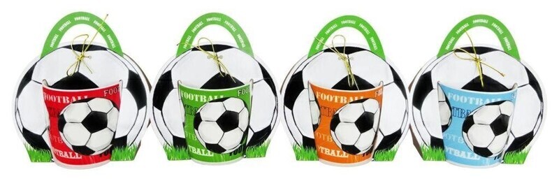 SET 12 TAZAS F�TBOL EN BOLSA DE REGALO