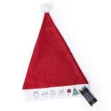 GORRO PAPA NOEL NI�O PARA COLOREAR