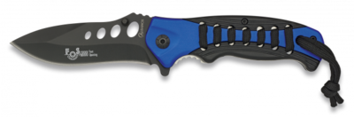 Navaja ASISTIDA ALBAINOX AZUL.  H  9.3cm