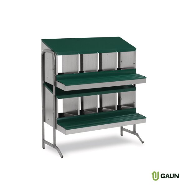 BATERIA PONEDEROS CON CUBETA - 8 DPTOS. (1 CARA)