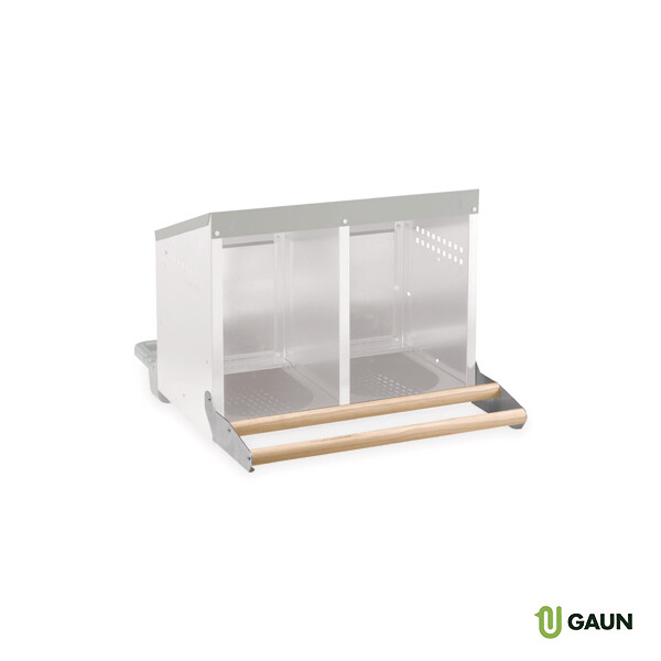 PARADERA MADERA PONEDERO 2 DPTOS. FONDO PLASTICO