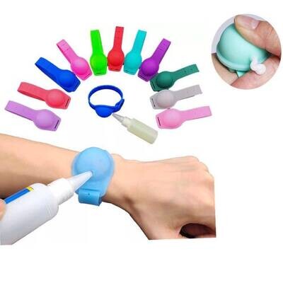 PULSERA AUTODISPENSADOR GEL MANOS+BOTELLA VACIA