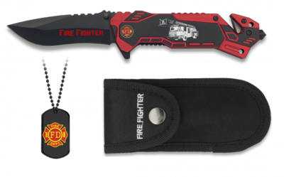 Navaja Albainox F.FIGHTER. Con chapa