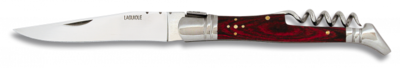 Navaja LAGUIOLE.M.Roja.Sacacorchos.9 cm